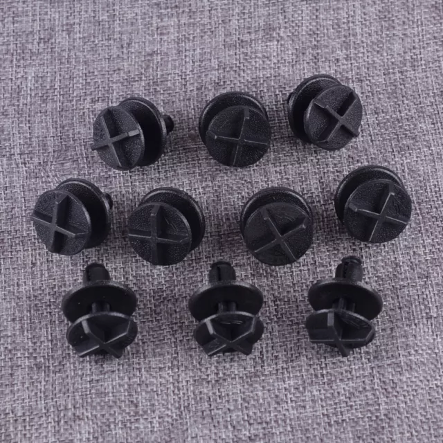 10x Bumper Wheel Arch Radiator Grille Clips Retainer Fit For Ford W716510S300 Nm