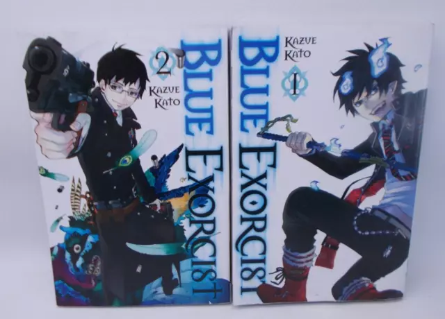 Blue Exorcist Manga Volumes 1 and 2 Kazve Kato