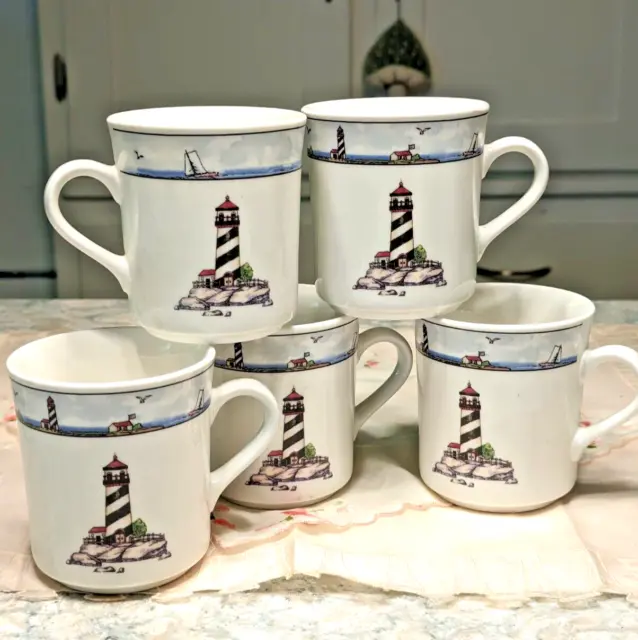5 Totally Today Lighthouse Mugs