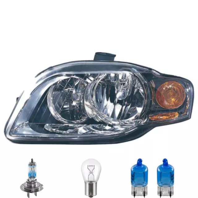 Scheinwerfer rechts inkl. OSRAM Lampen H7 für Audi A4 8EC B7 8ED 8H7 B6 8HE