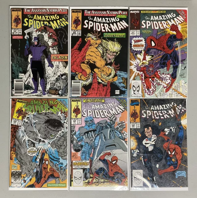 🔥MCU Keys🔥Amazing Spider-Man #320 324 327 328 329 330 (1989)🔥NM-(8.5-9.2)🔥