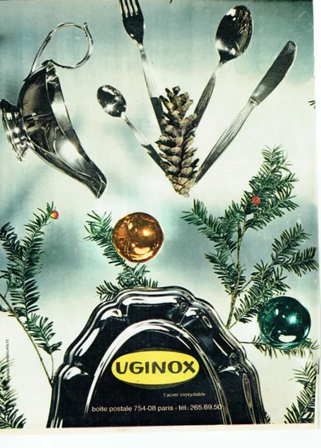 Publicité Advertising 039  1965   acier inoxydable Uginox