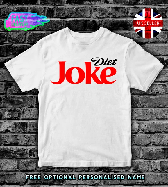 T-shirt DIET JOKE bambini top ragazzi ragazze adulti da uomo t-shirt divertente