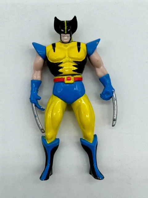 Marvel Steel Mutants Wolverine 2.5" Tall Toy Diecast Action Figure 1994 Toy Biz