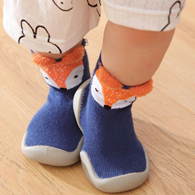 Pantofole antiscivolo bambini bambina ragazzi bambini calze scarpe di cotone inverno caldo 11