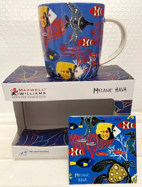 Maxwell & Williams MELANIE HAVA Mug & Coaster Set Childrens Hospital 150yrs Ltd 3