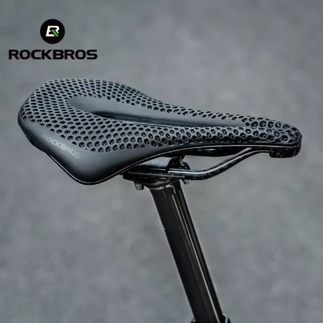 ROCKBROS Road Bike Saddle Seat Carbon Fiber Sit Bow Shockproof Bicycle Seat