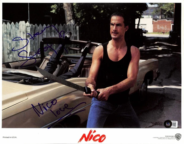 STEVEN SEAGAL as Nico Toscani - Above The Law GENUINE SIGNED AUTOGRAPH STEVEN SEAGAL as Nico Toscani - Above The Law GENUINE SIGNED AUTOGRAPH