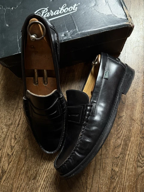 Mocassins Paraboot Homme Taille 43 (UK 9) - Cuir Marron, Style Church, Occasion
