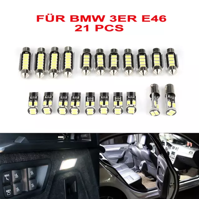 SMD LED Kofferraumbeleuchtung BMW E46 3er Limo Touring Coupe Xenon