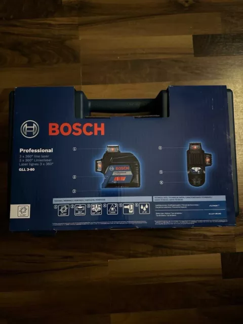 Bosch Professional GLL 3-80 Linienlaser mit Batterie in Tasche (0601063S00) 2