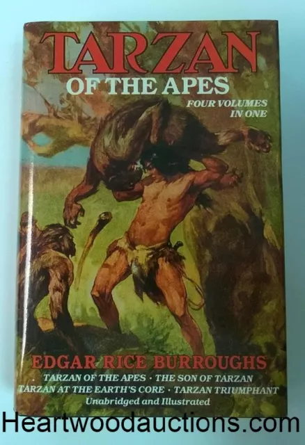 Tarzan De The Apes Par Edgar Rice Burroughs 4vols