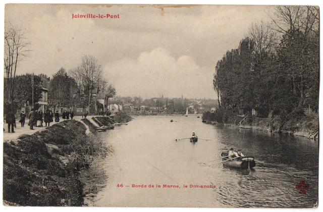 CPA 94 - JOINVILLE LE PONT (Val de Marne) - 46. Bords de la Marne, le Dimanche