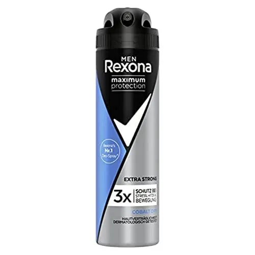 Rexona Men Maximum Protection Déodorant en spray Cobalt Dry anti-transpirant ...