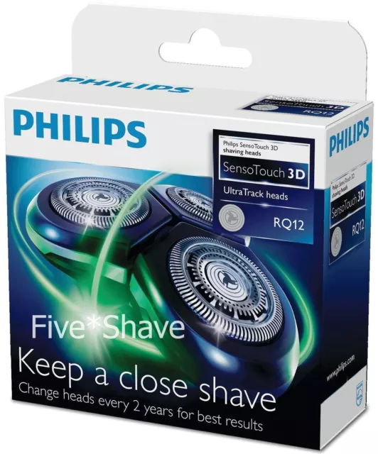 NEUF PHILIPS RQ12 RQ 12 SENSOTOUCH TETES de Rasage/Rasoir RQ1290, RQ1280, RQ1260