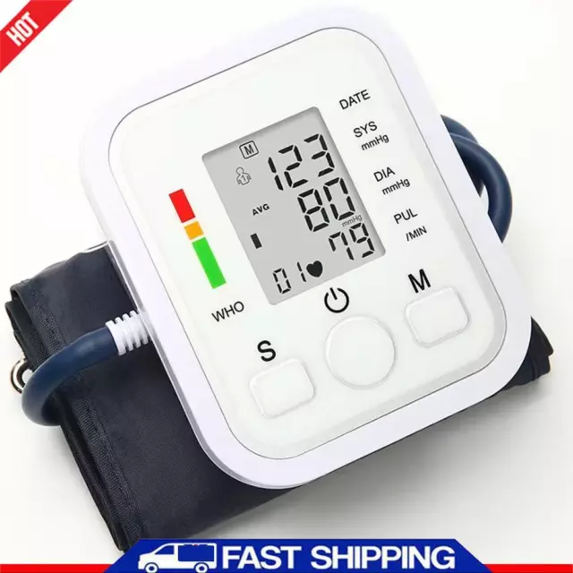 Blood Pressure Monitor Easy To Use Upper Arm BP Machine Household Health Care ✅