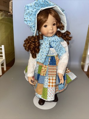 Holly Hobbie Autumn Doll Dianna Effner Ashton Drake Porcelain 15" Le 50/402