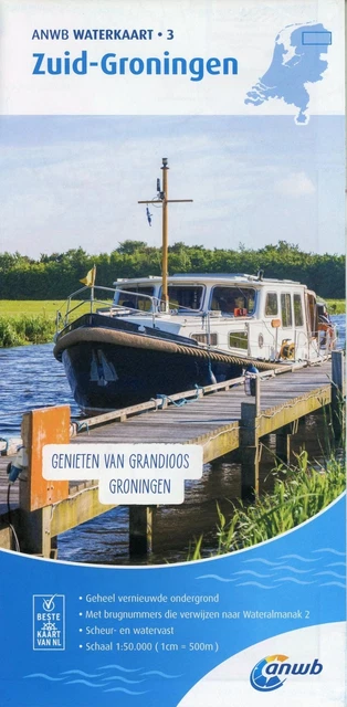 Zuid-Groningen 1:50 000 Waterkaart