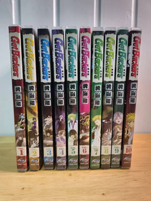 Get Backers DVD Anime Series Volumes 2 Episodes 6-10 ADV Films GetBackers