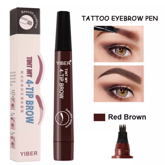Drawing Eyebrow Pencil YIBER Eyebrow Pencil Double-headed Four Bifurcated Liquid