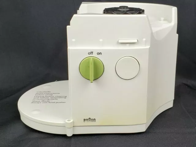 Braun 4290 Juicer MOTOR BASE Replacement Part Juice Extractor White Genuine