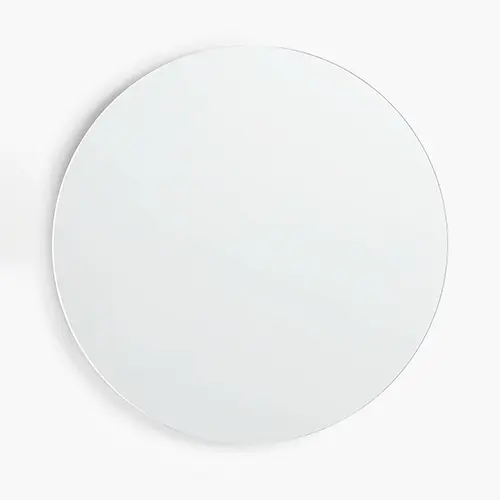 Specchio rotondo da parete, specchio bagno di forma rotonda senza cornice 2