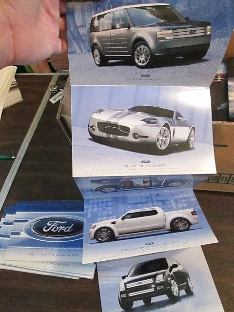 NOS 2006 Ford Dealer Brochure Sales Literature 06 Concept Vehicles Ahead Promo