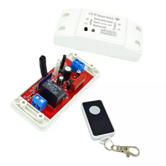 220V Remote Time Delay Switch Relay Light Switches Relay RF 433Mhz Controls