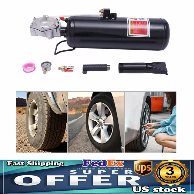 Portable Air Tire Bead Seater Blaster Tool 8L Trigger Seating Inflator 2.1Gallon