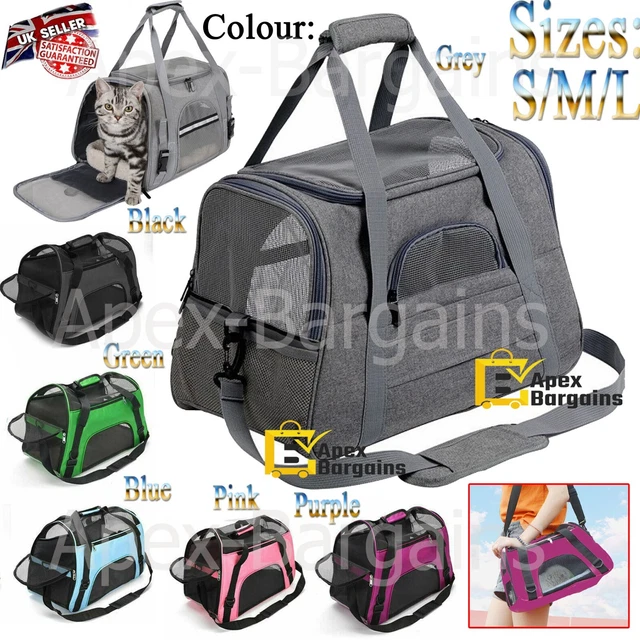 Cat Carrier Bag Soft Fabric Travel Folding Pet Dog Puppy Kennel Carry Cage Crate