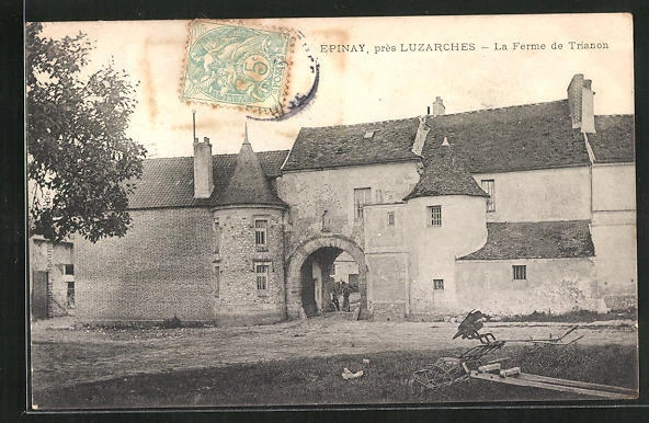 CPA Epinay, La Ferme de Trianon 1905