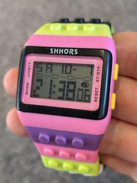 COLOURFUL DIGITAL LEGO Watch Suitable For Kids And Adults 19.99 PicClick UK