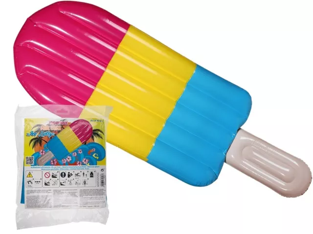 Aufblasbare Schwimmer - Schwimmbad Riesenspielzeug Einhorn Floß Eis Lolly Schwimmringe