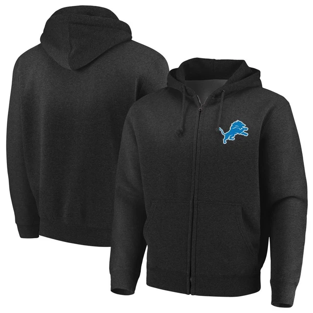 New Men's Detroit Lions Salute to Service Sideline Therma Full zip Hoodie Jacket
