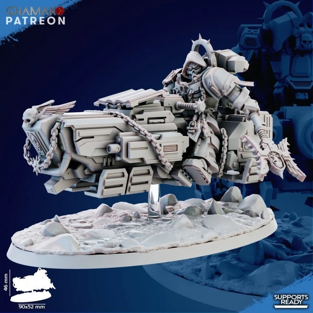 Siderum Rector 1X SIDERUM PONTIFEX Jetbike für Primaris Ordenspriester Chaplain EUR 18 ...