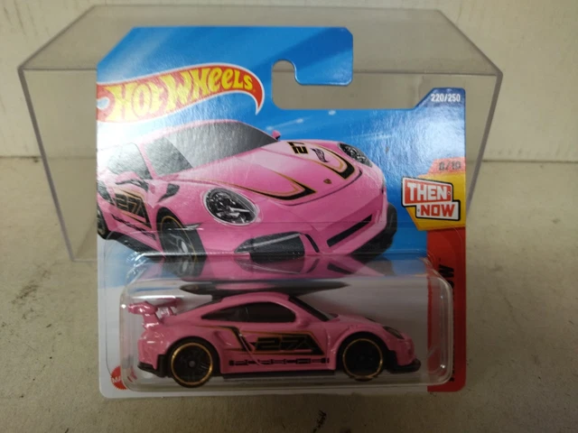 Hot Wheels Porsche 911 GT3 RS - Then And Now 8/10 - JBB35 - Échelle 1:64 - Rose - Mattel 2025, Miniature Collector - 9