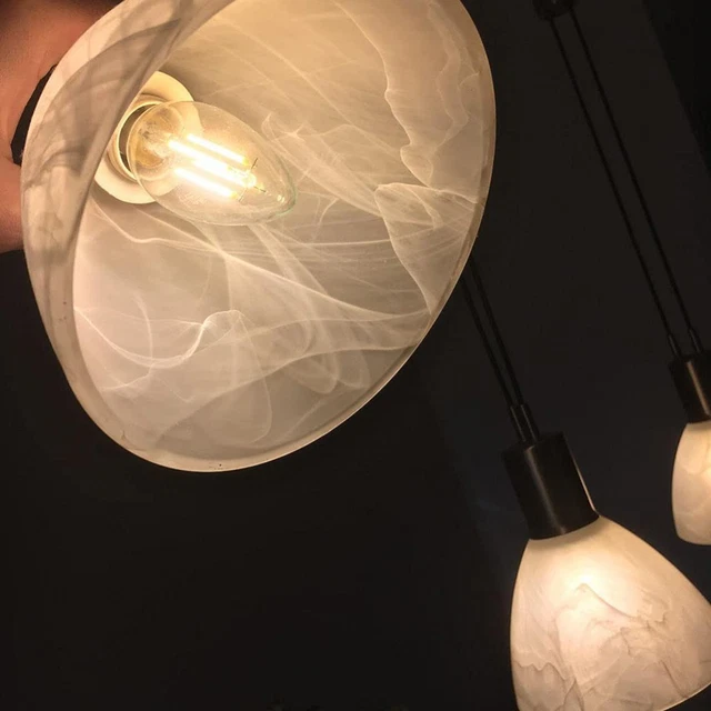 C35 LED Kerzenlampen, Woowtt kleine E14 LED Edison Glühbirne, 4 W Schraube klar 4