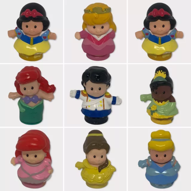 Genuine Fisher Price Little People Disney Princess Bundle x9 - 2012, Mattel