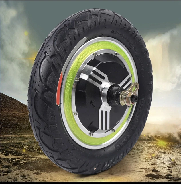 350W 36V 48V Electric Scooter E-Bike Brushless Hub Wheel Motor Gearless 12-inch