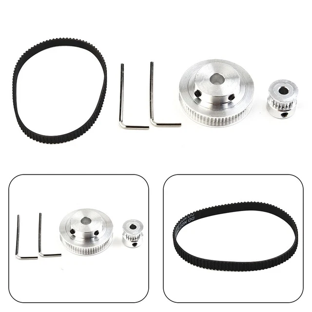 GT2 Timing Belt Closed Loop 200 Mmpulley With 20Teeth And 60 Teeth Durable