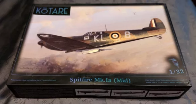 Spitfire Mk.Ia (Mid), 1:32 Scale, by Kotare