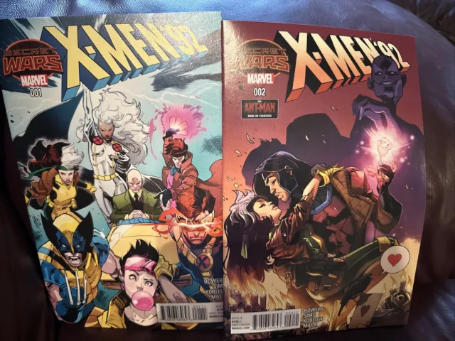 2015 Marvel Comics X-Men '92 Volume 1 #1-4 Complete Run Secret Wars Mini Series