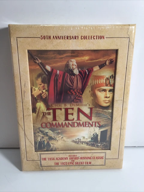 THE TEN COMMANDMENTS - 50th Anniversary Collection, Factory Sealed FREE ...