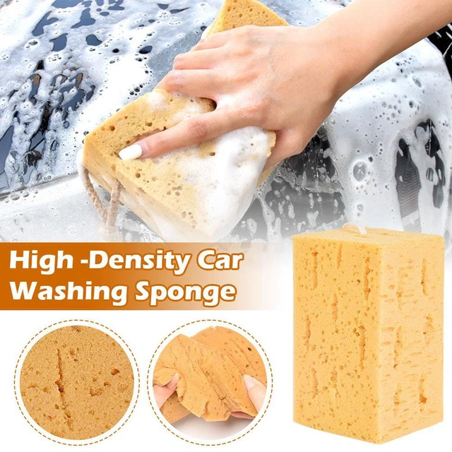 1x Large Car Wash Sponge Foam Honeycomb Cleaning Washing Sponges Car Brush Y9E6