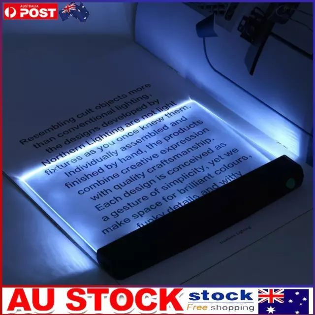 Flat Plate LED Book Light Portable Eye Protect Reading Night Lamp Children Gift
