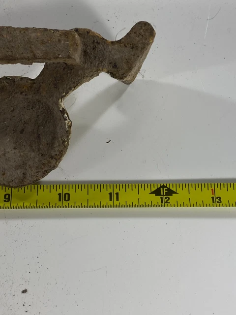 Vintage Cast Iron Barn door Gate Latch Hinge 7