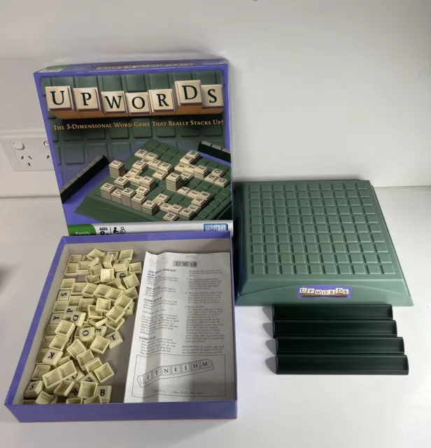 RARE 2008 Hasbro Vintage Upwords Board Game Complete