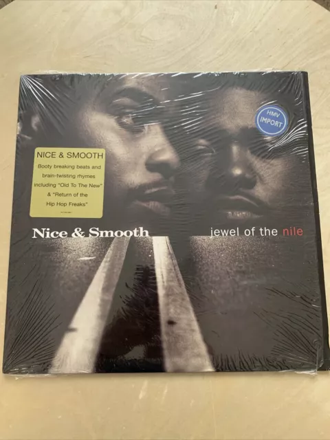 NICE & SMOOTH JEWEL OF THE NILE  Original 1994 LP - US Import -Opened Shrink -NM