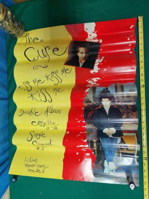 Vintage The Cure Kiss Me Kiss Me Kiss Me Album Release Poster Vintage The Cure Kiss Me Kiss Me Kiss Me Album Release Poster