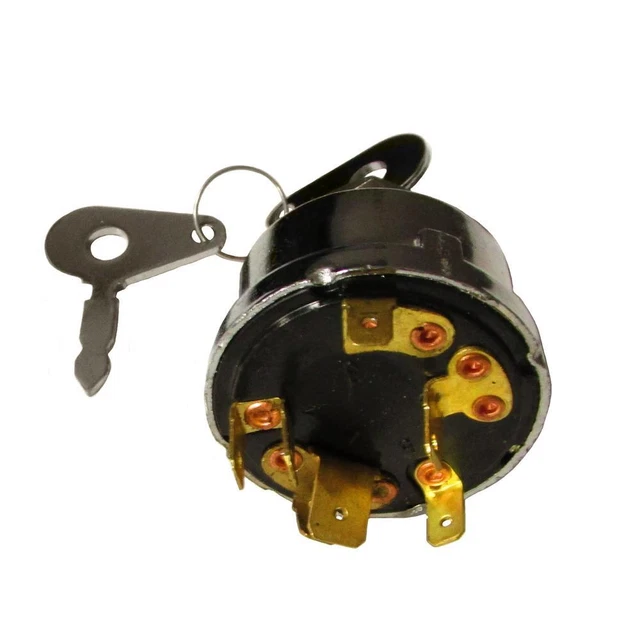 Ignition Key Switch E7NN11N501AB 65572 Compatible With Ford 2000 3000 4000 5000 2600 3600 4600 6600 6700 7600 - Foto 7